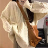 Autumn And Winter Women's Loose And Lazy Style Knitwear Top Sweater