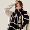 Artificial Cashmere Scarf Brushed Thickening Thermal Shawl