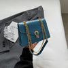 Crocodile Pattern Women's Chain Bag